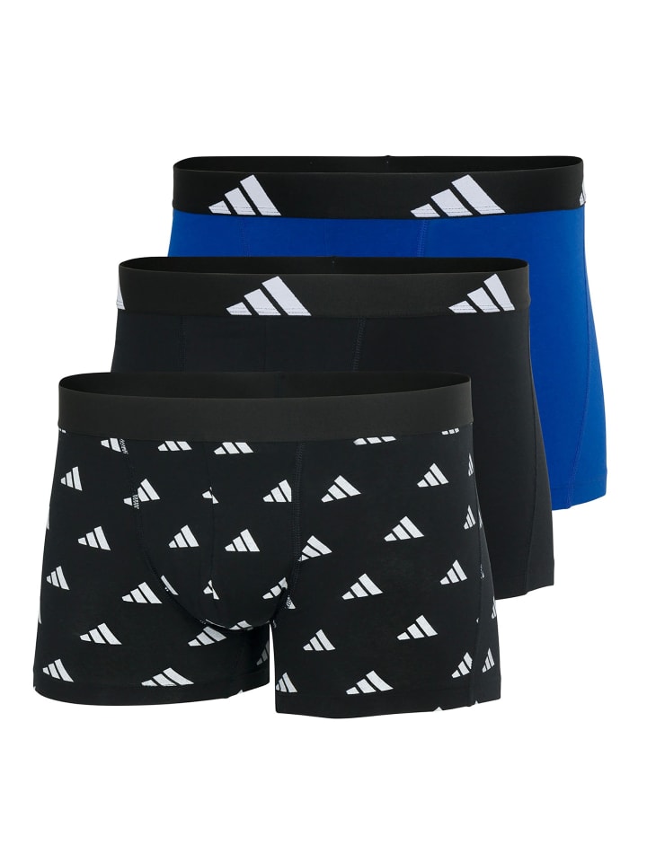 

Трусы боксеры adidas, цвет schwarz/weiß/blau