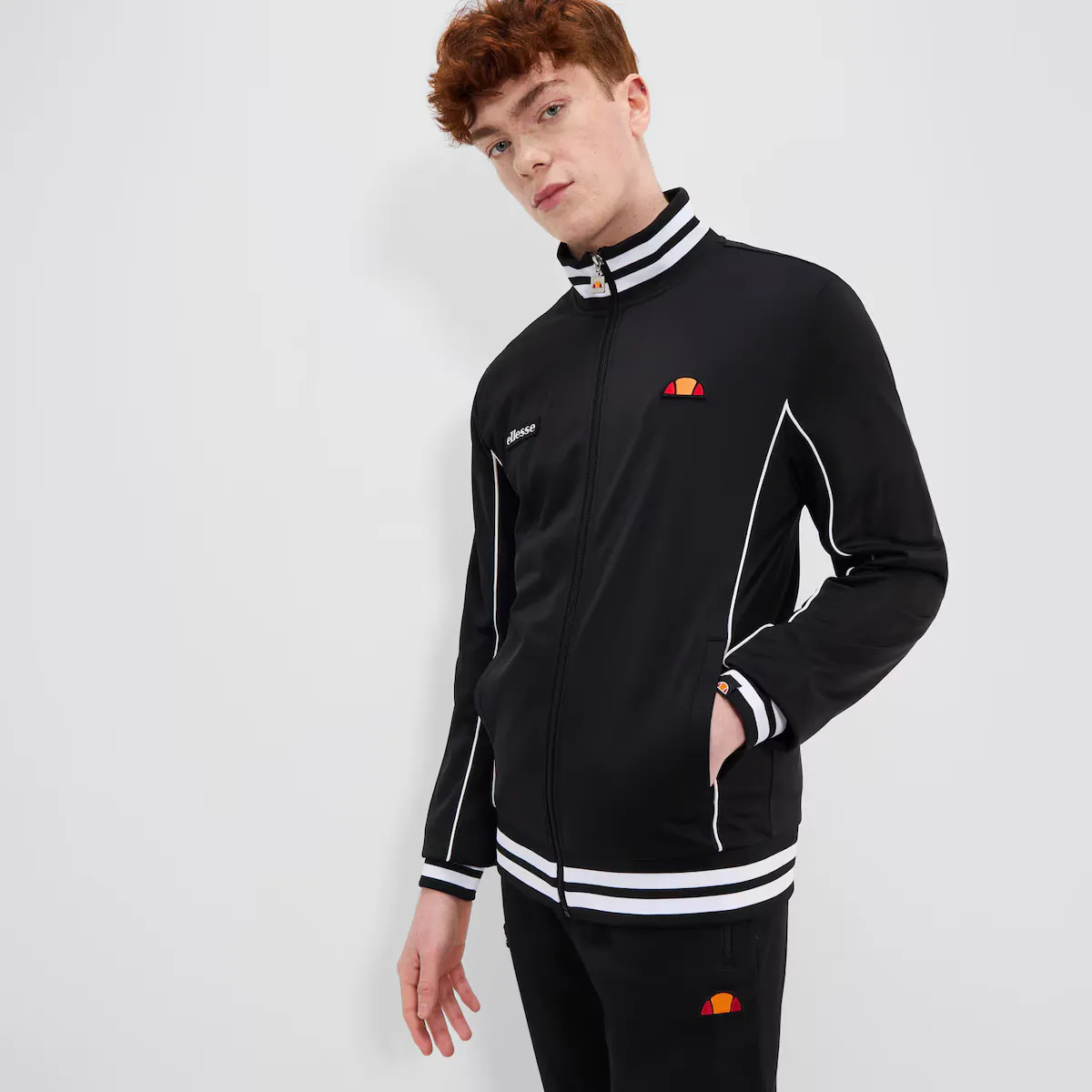 

Мужская куртка Milan Two Track Top Ellesse, чёрный