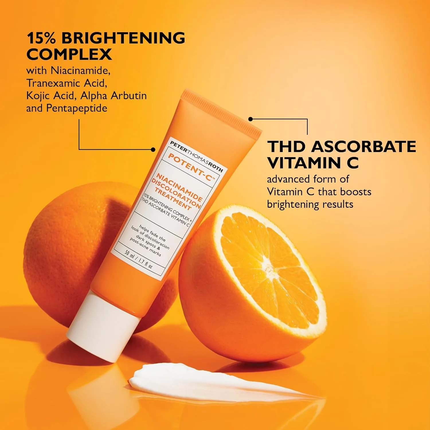 Сыворотка Peter Thomas Roth — Potent-C Niacinamide Discoloration Treatment для пигментации, темных пятен и постакне — фото 4