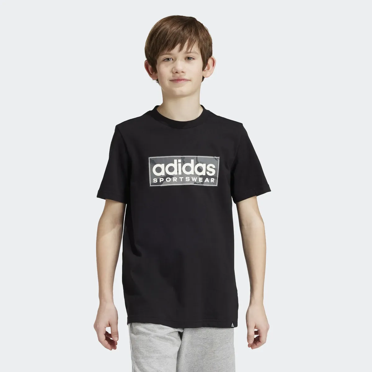 

Футболка Adidas Sportswear "B CAMO LIN T", черный