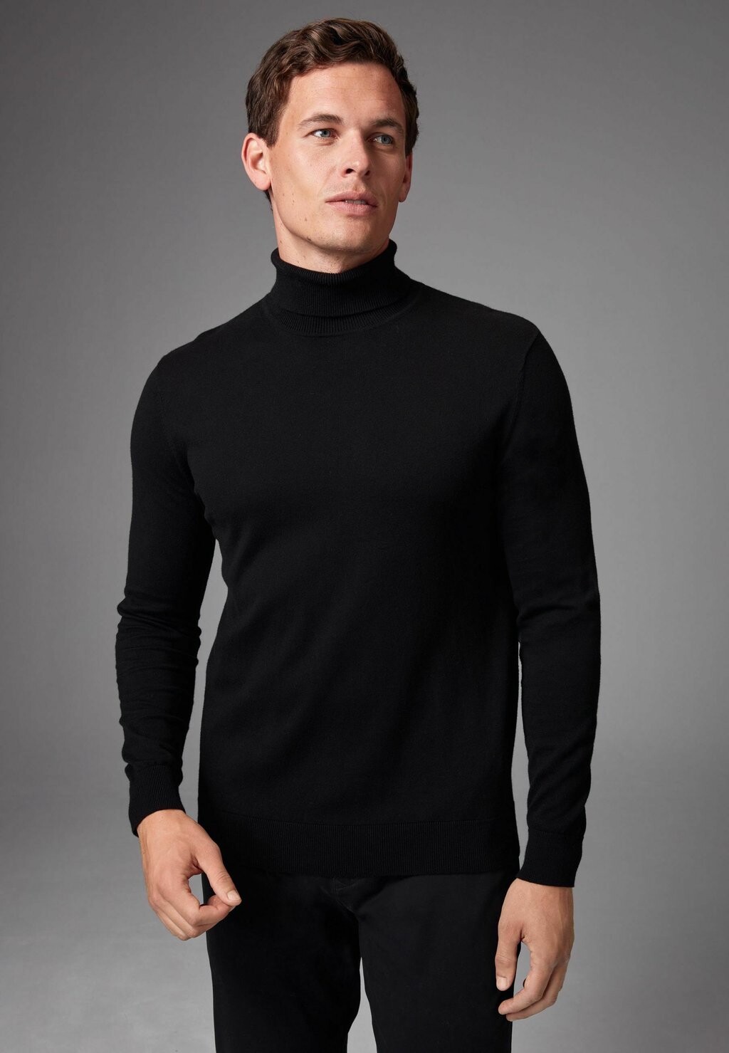 

Джемпер LONG SLEEVE ROLL NECK REGULAR FIT Next, черный