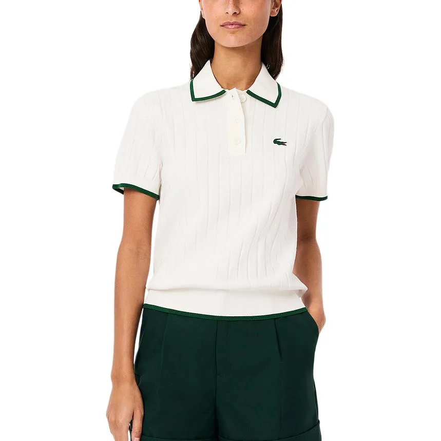 Футболка LACOSTE, 36S, академический стиль — фото 4