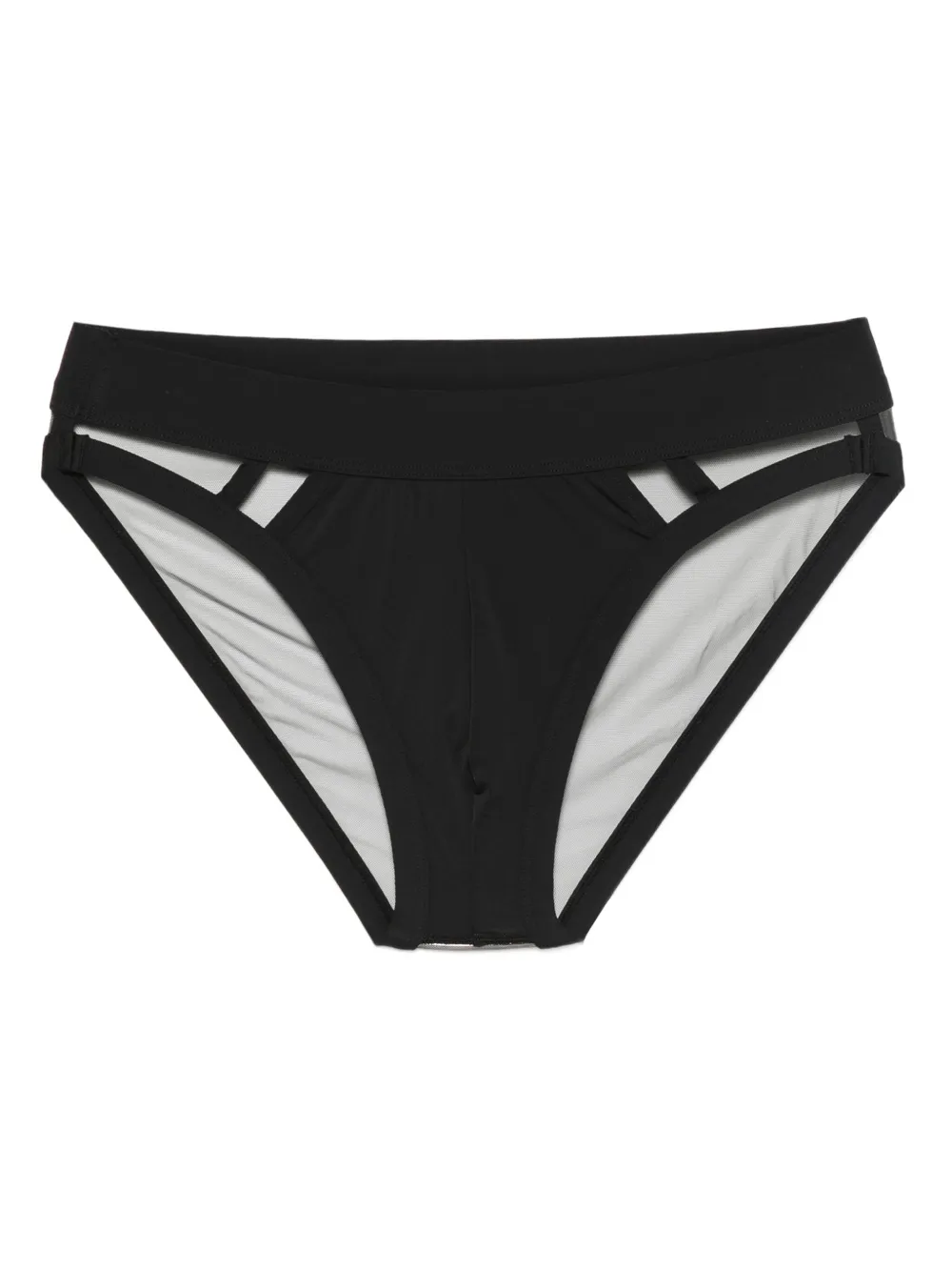 

Прозрачные трусики из тюля Maison Close, черный