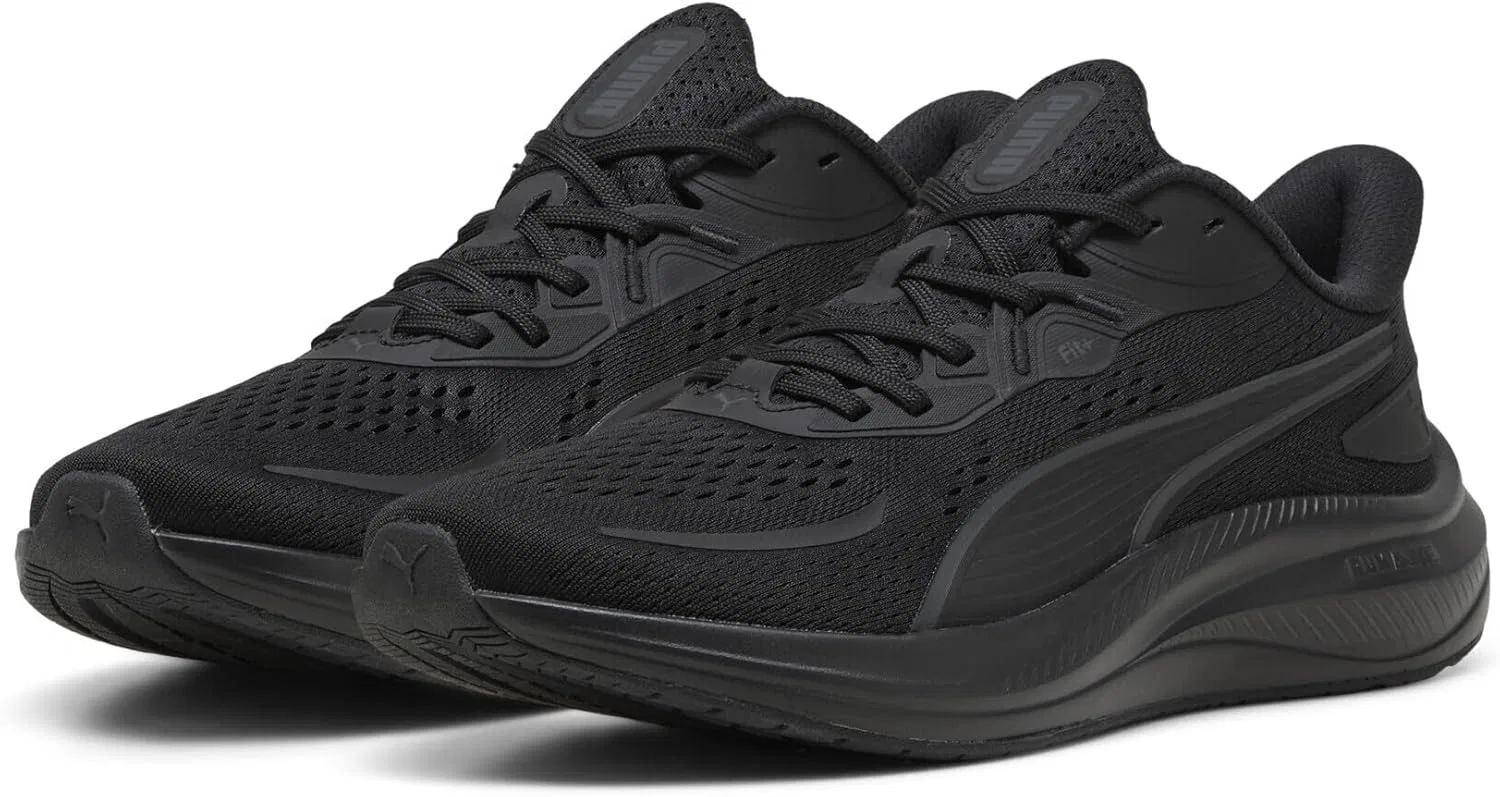 Кроссовки для бега по улицам PUMA Skyrocket Lite Unisex, 2 Black Matte Silver — фото 2