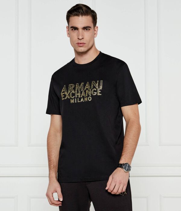

Футболки Regular fit Armani Exchange, черный