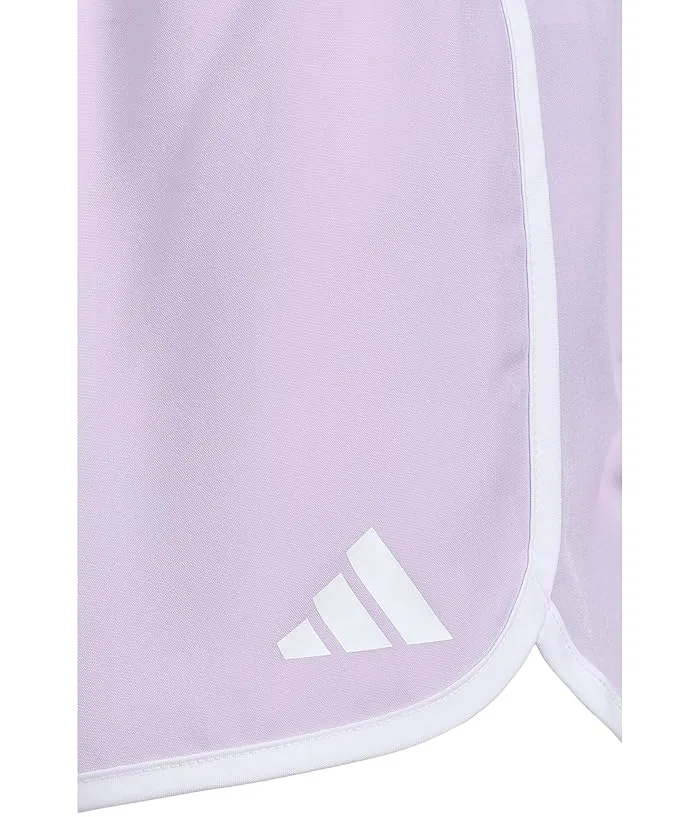 Шорты Woven Pacer с завязками Adidas Kids, Ice Lavender Adi — фото 3