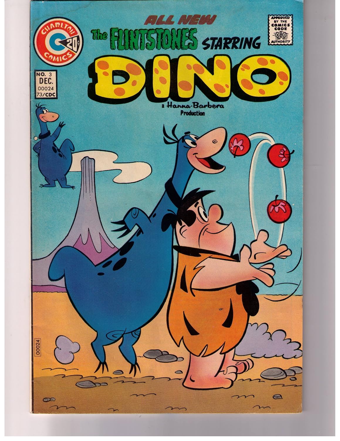 

The Flintstones Starring Dino No. 3 Dec 1973 (Charlton Publ.)