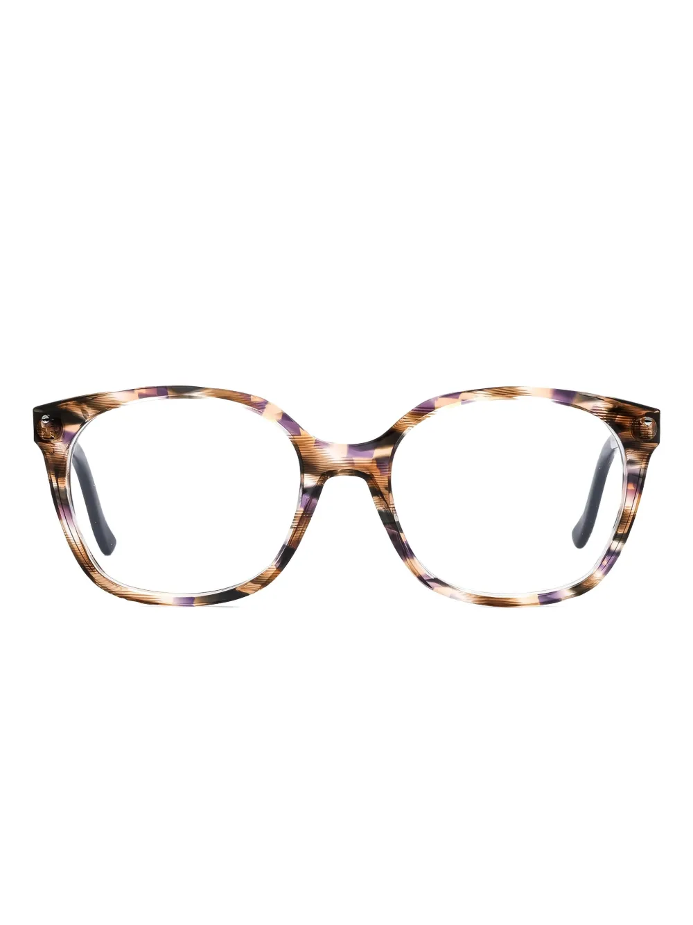 

Очки в квадратной оправе черепаховой расцветки Very French Gangsters, коричневый