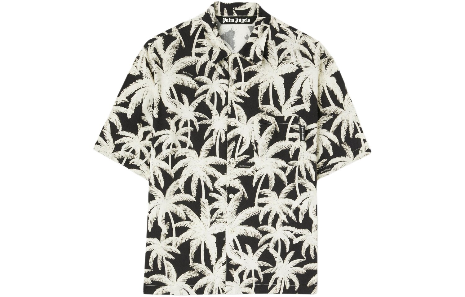 

Рубашка Palms с коротким рукавом Palm Angels, черный