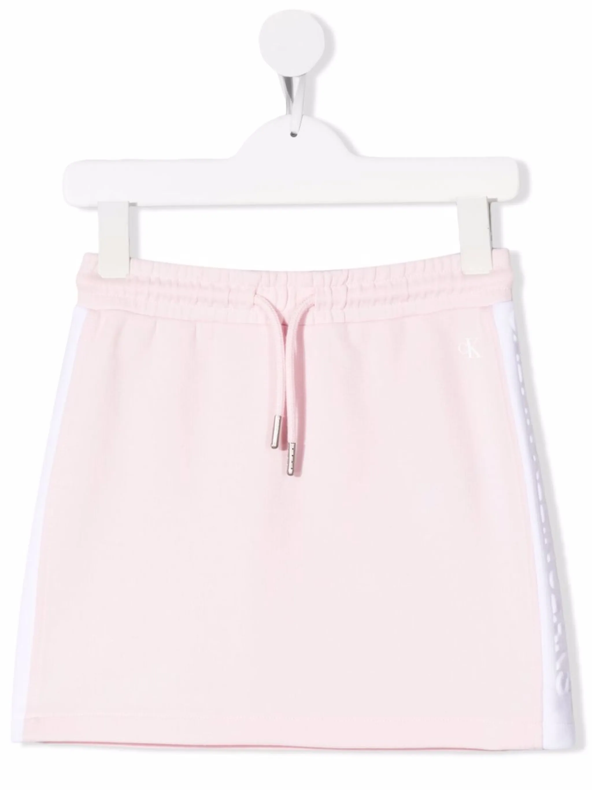 

Юбка мини с логотипом Calvin Klein Kids, розовый