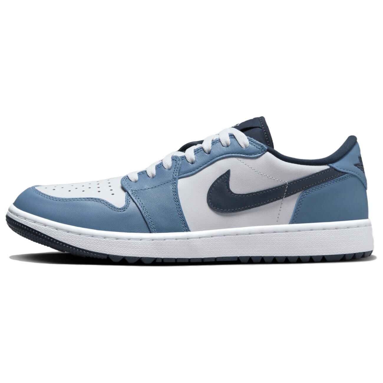 

Кроссовки Air Jordan 1 Vintage Basketball Shoes Unisex Low-top Blue/White/Black, синий
