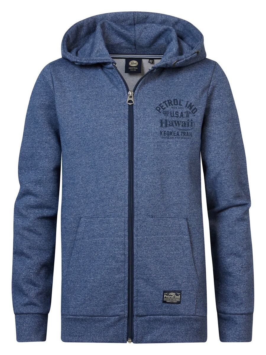 

Толстовка с капюшоном на молнии Petrol Industries Nautical, цвет Navy/mottled blue