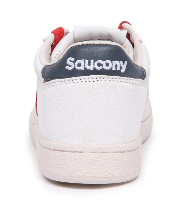 Джазовые туфли бело-красного цвета. Saucony, белый — фото 4
