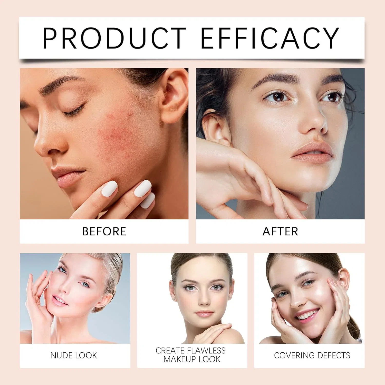 Крем для лица SPF BLMCOOS Тонирующий увлажняющий BB Blur с, оттенок Natural #, Natural# — фото 2