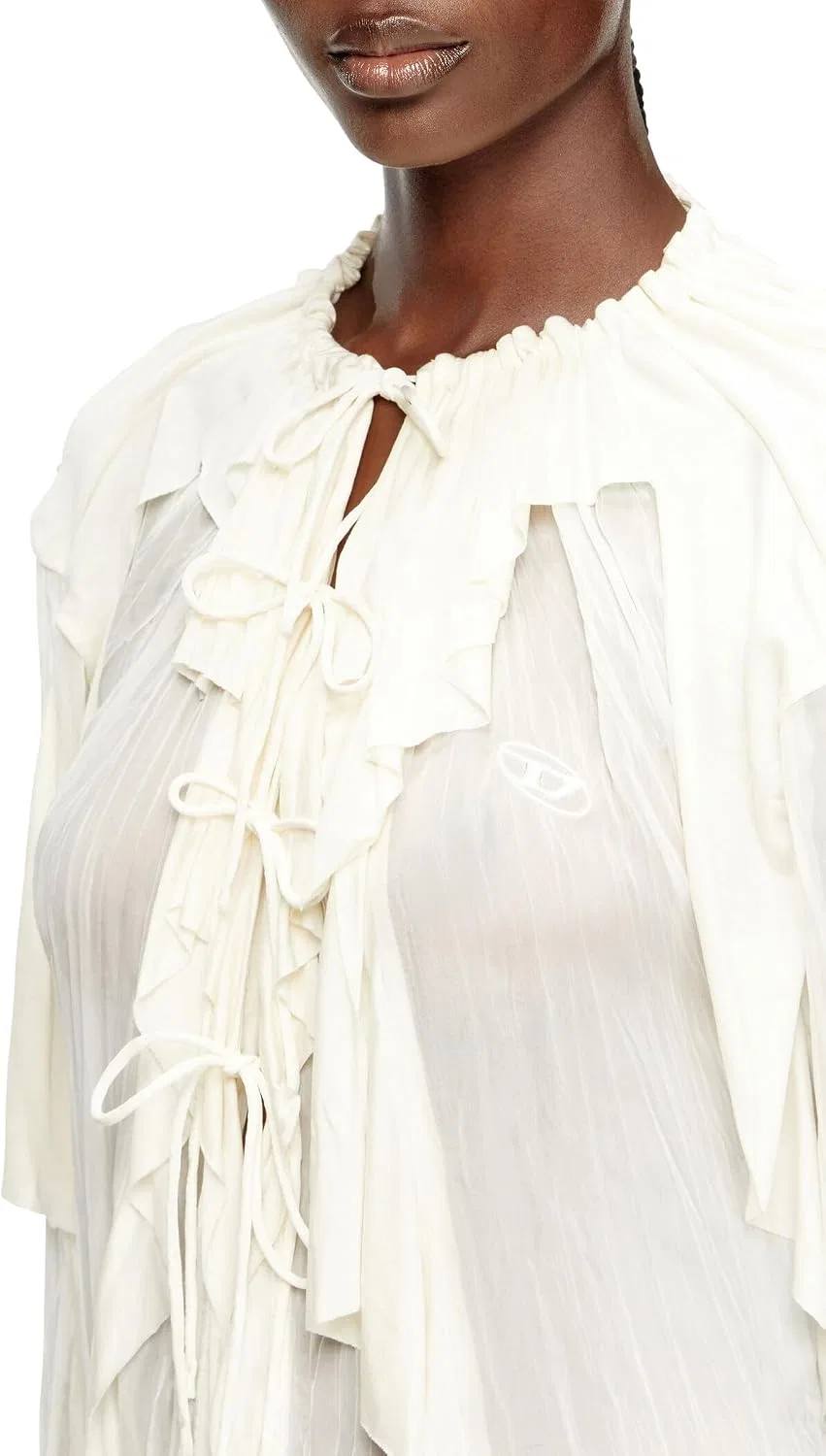 Блуза женская C-LASSY, Diesel, белый (off-white) — фото 4