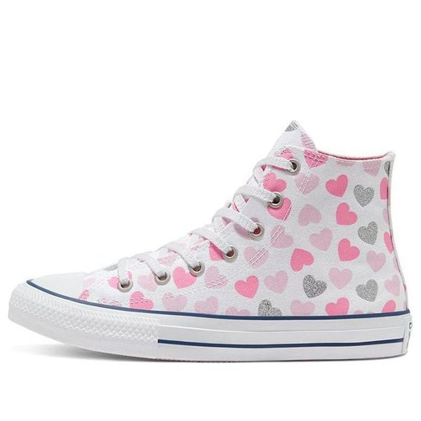 

Кроссовки chuch taylor all star hi pink/white Converse, розовый