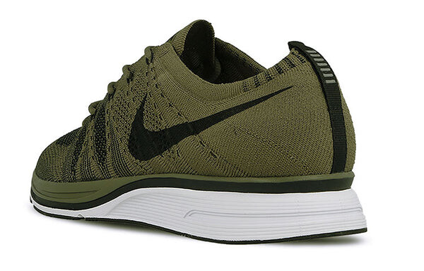 Кроссовки flyknit trainer 2017 Nike, зеленый — фото 4