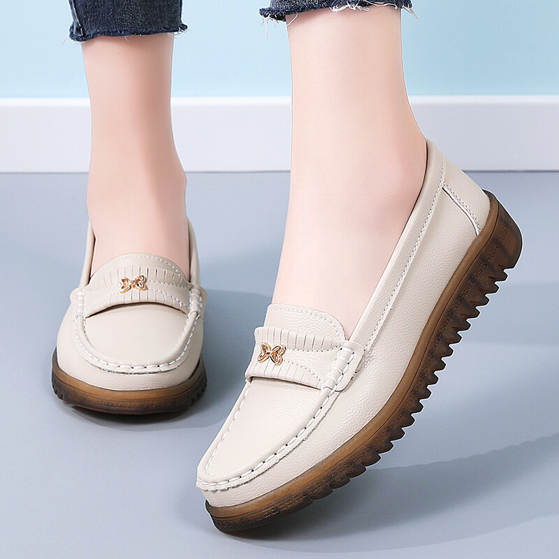 Туфли женские повседневные Women's Casual Shoes Women's Reivantix, бежевый — фото 2