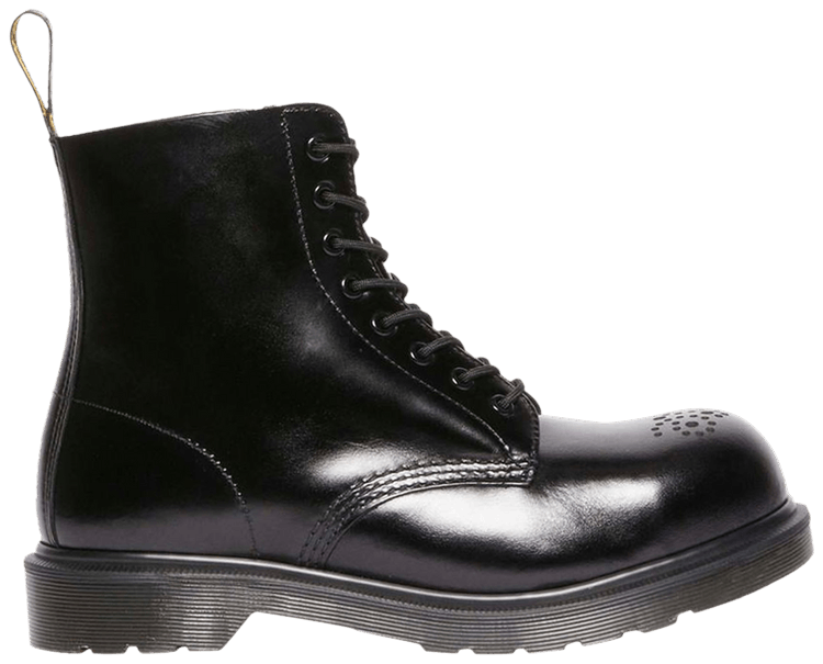 

Кроссовки Dr. Martens 1460 Leather Steel Toe 'Black', черный