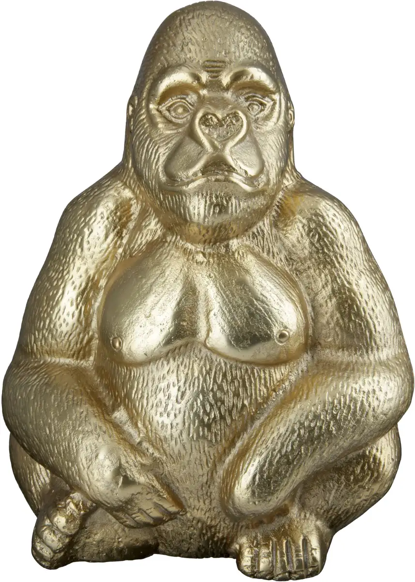 

Фигурка животного GILDE "Скульптура Горилла" 19х27х15 см, цвет goldfarben