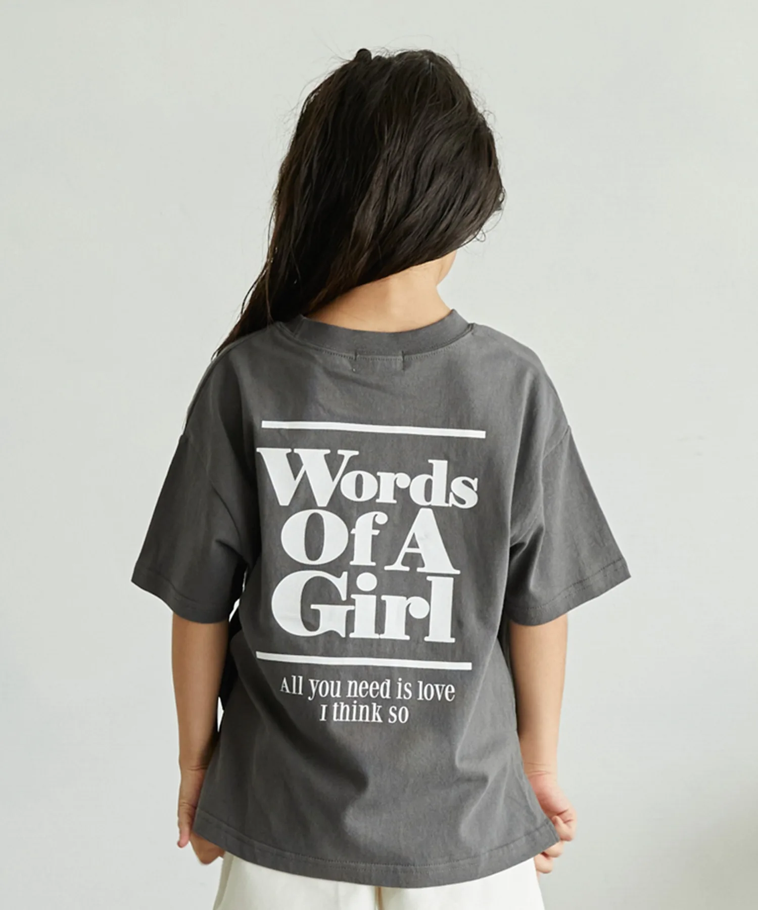 Детская футболка Undeny. Words of Tシャツ розовая — фото 2
