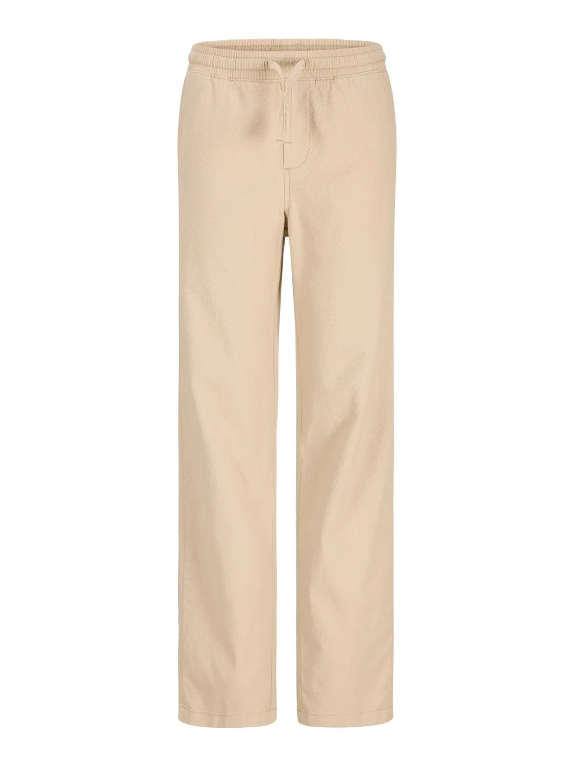 Брюки свободного кроя, хлопок, JACK & JONES Junior, дюн