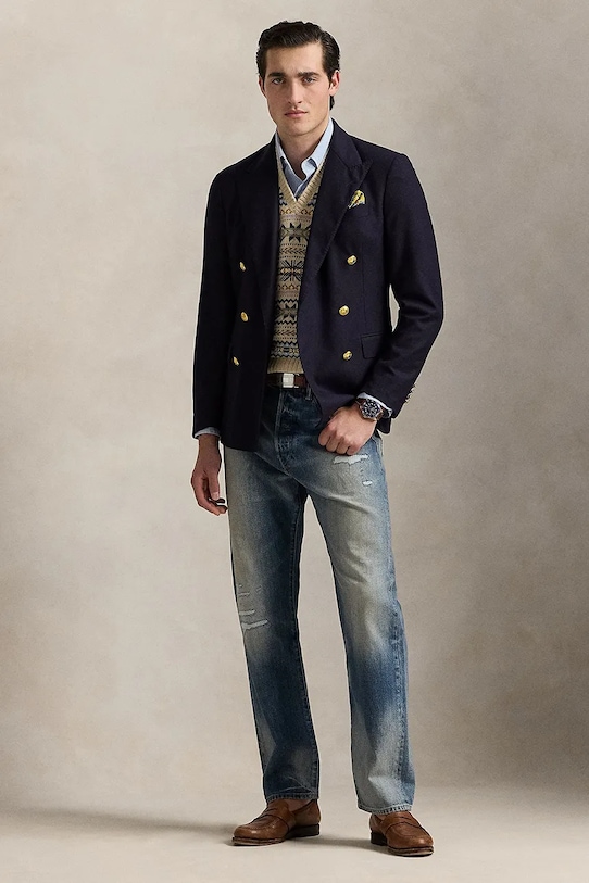 

Хлопковые джинсы Polo Ralph Lauren, синий