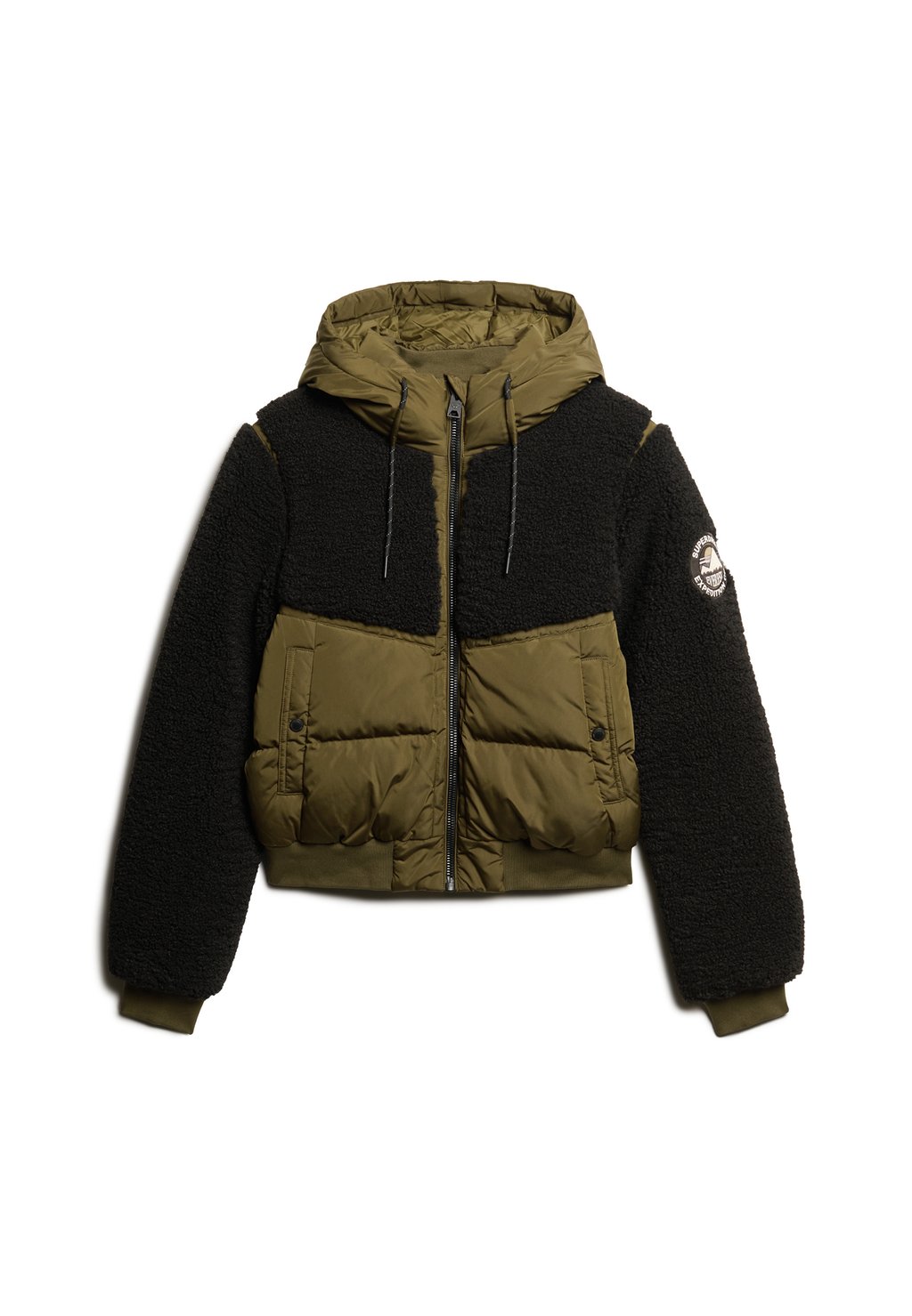 Зимняя куртка EVEREST HYBRID Superdry, зеленый — фото 4