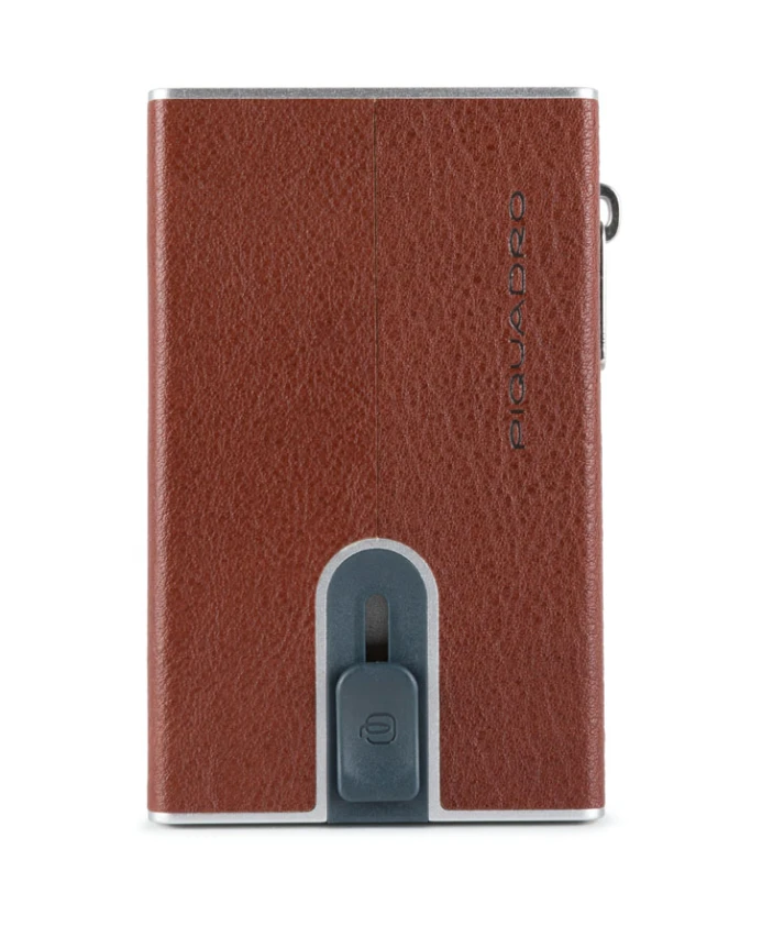 

Компактный кошелек для банкнот и кредитных карт. Piquadro, коричневый