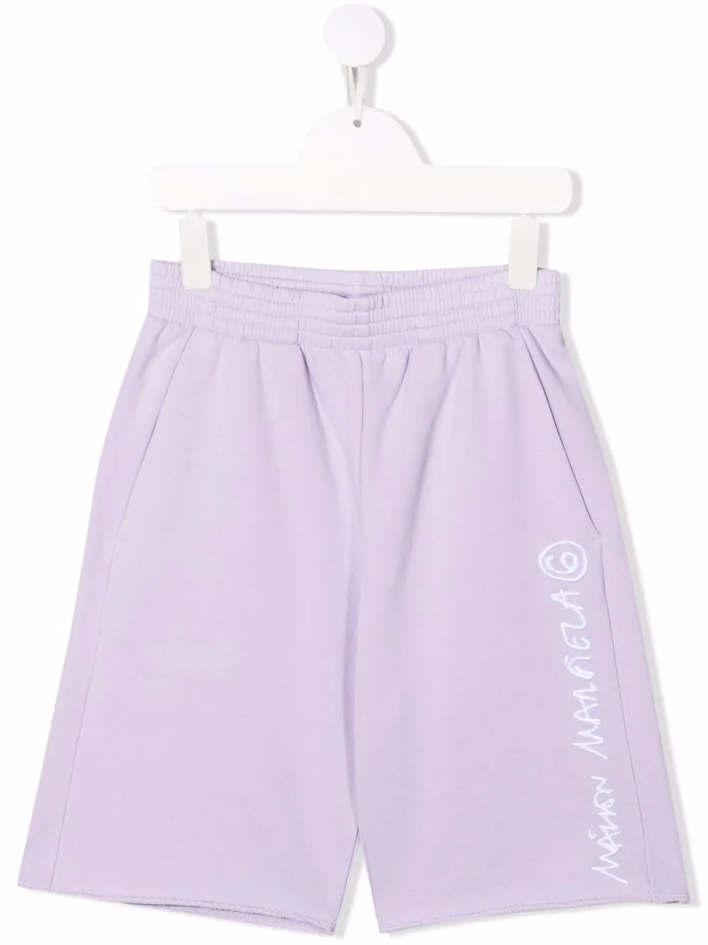 

Спортивные шорты с логотипом MM6 Maison Margiela Kids, фиолетовый