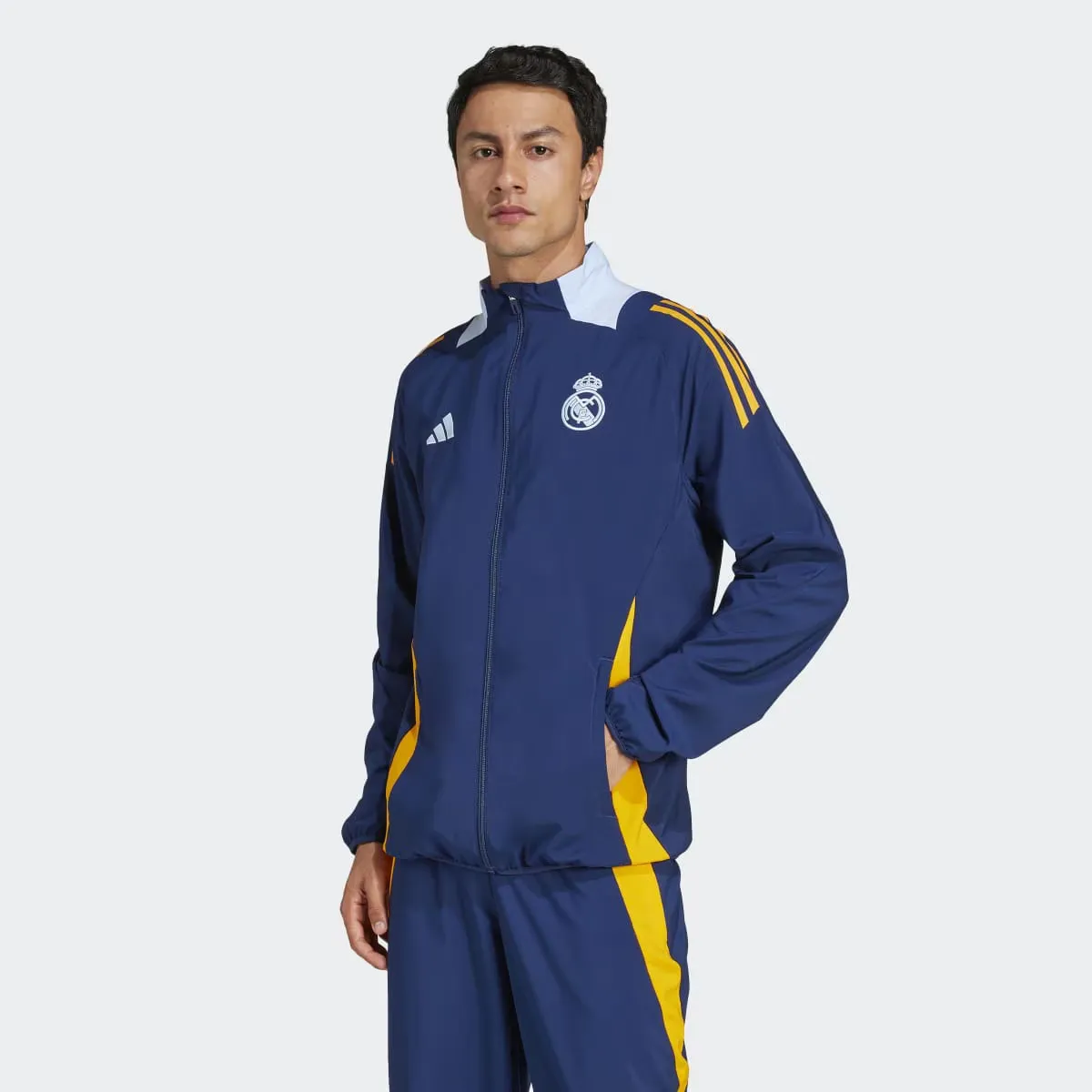 

Мужская презентационная куртка Adidas Real Madrid Tiro 24 Competition, синий