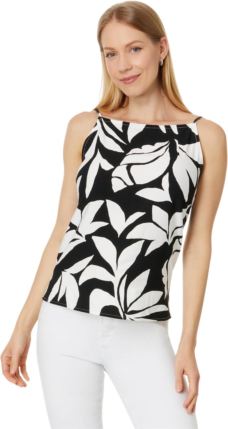 

Топ Vince Camuto Strappy Fitted Tank, цвет Rich Black