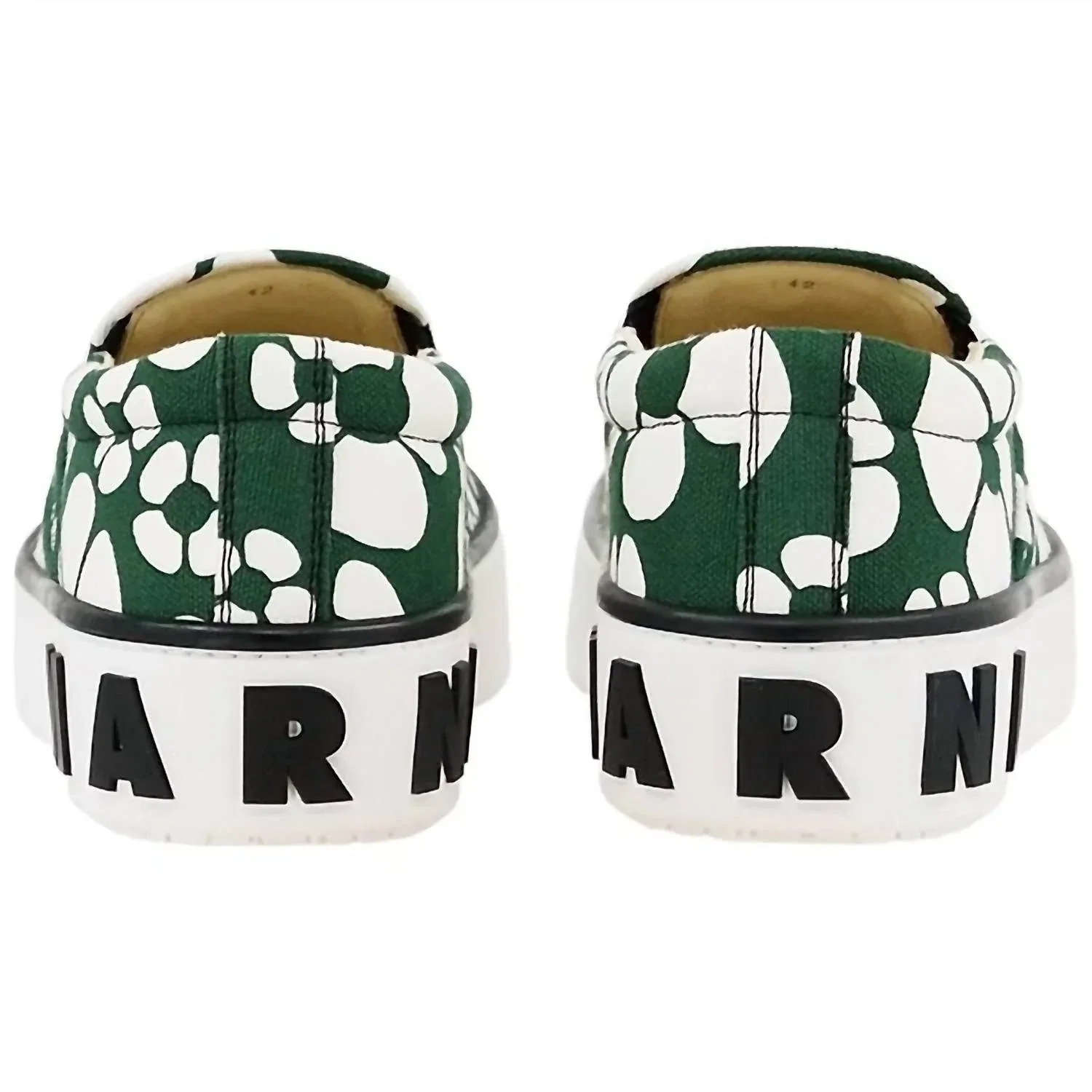 Marni X Carhartt Wip Мужские кроссовки Paw зеленого цвета — фото 3