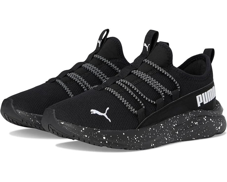 Кроссовки PUMA Kids Softride One4All Galaxy (Big Kid), Puma Black/Puma White