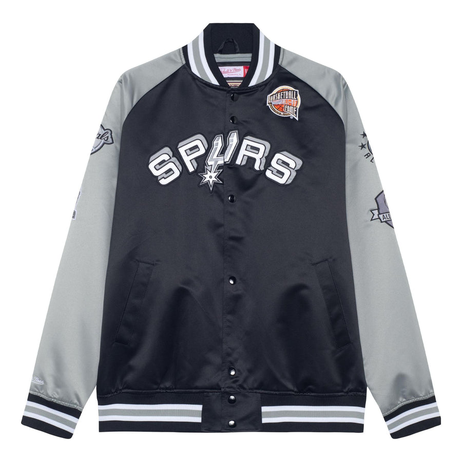 

Куртка Mitchell & Ness x NBA Spurs Hof N&N Satin Jacket 'Tony Parker 9', черный