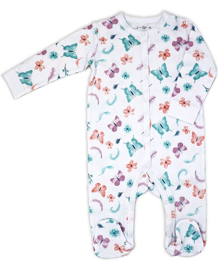 Подарочный набор из 6 предметов Baby Girls Butterfly Layette Rock-A-Bye Baby Boutique, мультиколор — фото 2