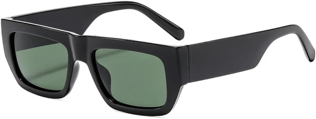 

Солнцезащитные очки с защитой от УФ-излучения UV400 | Маленькая оправа, желто-зеленый цвет | для женщин и мужчин, для занятий спортом на открытом воздухе и вождения DSVIGF, Black-green