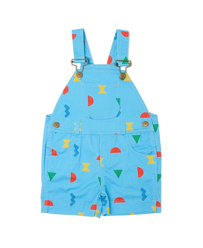 

Комбинезон Dotty Dungarees унисекс с принтом случайных переменных — для малышей, маленьких детей, больших детей, синий