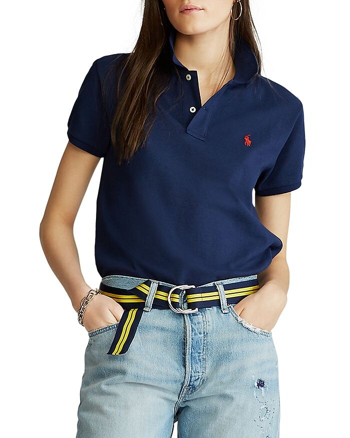 

Сетчатая рубашка поло классического кроя Ralph Lauren