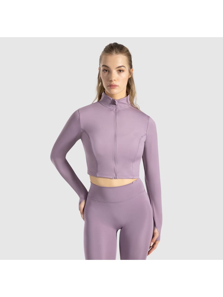 

Укороченная куртка Nilai фиолетового цвета SMILODOX