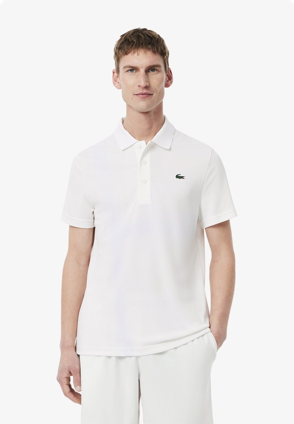 

Рубашка поло Lacoste Sport, белый