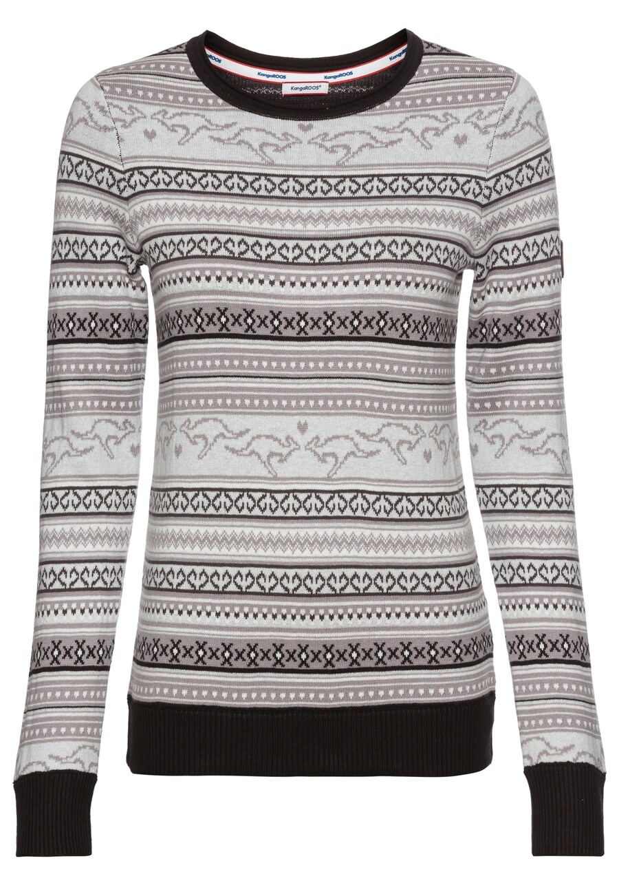

Тонкий вязаный свитер KangaROOS Sweater, черный