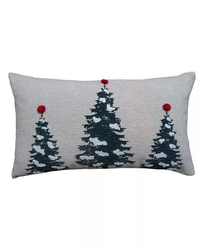 

Декоративная подушка Chicos Home Evergreen Trees, 14 x 24 дюйма Vibhsa, мультиколор
