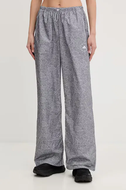 Спортивные брюки с цветочным принтом Adidas by Stella McCartney, серый