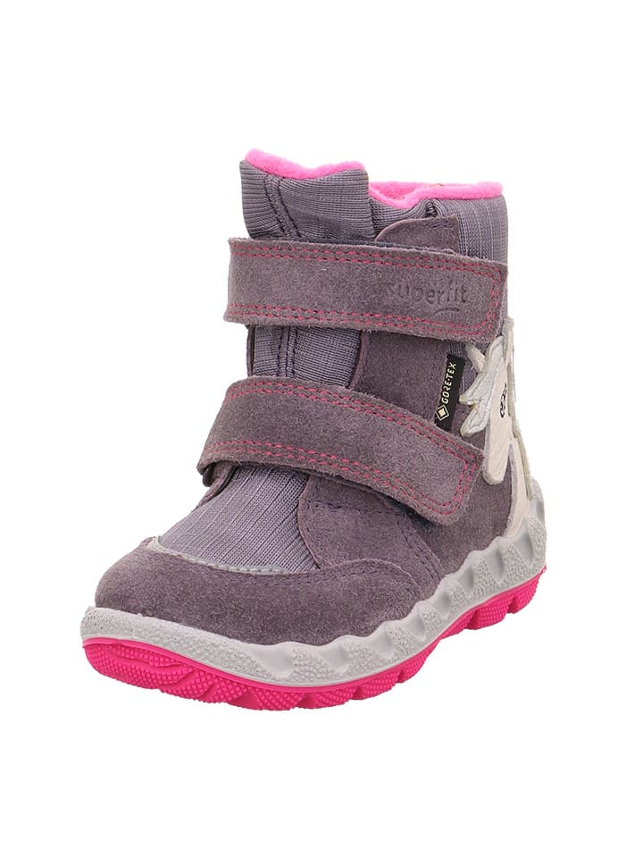 Сапоги superfit Leder-Winterstiefel Icebird, цвет Violett/Pink — фото 2