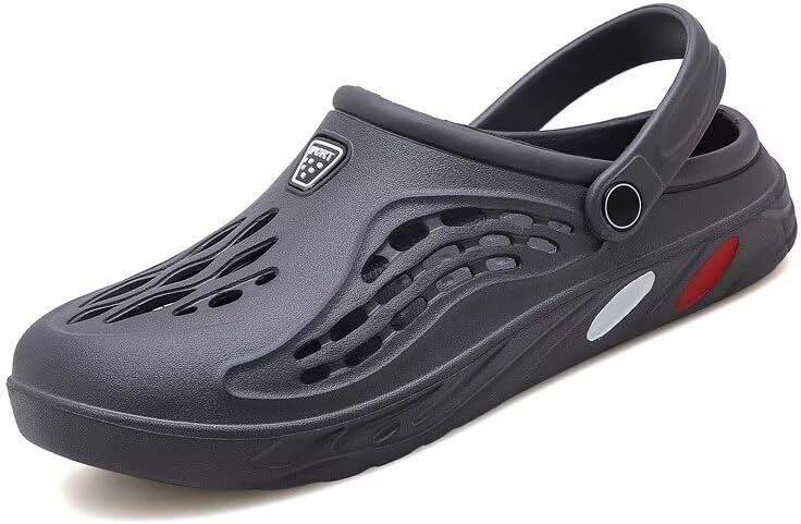 

Мужские и женские модные открытые сандалии с закрытым носком для летнего пляжного отдыха и прогулок Zonkacen, серый