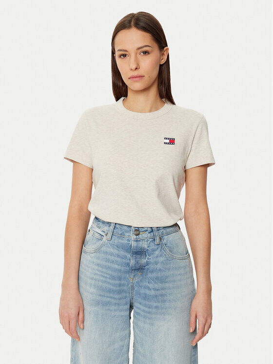 

Футболка стандартного кроя Tommy Jeans, бежевый