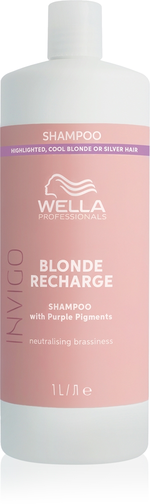 

Шампунь Invigo Blonde Recharge для светлых волос, нейтрализующий желтизну Wella Professionals, 1000 мл