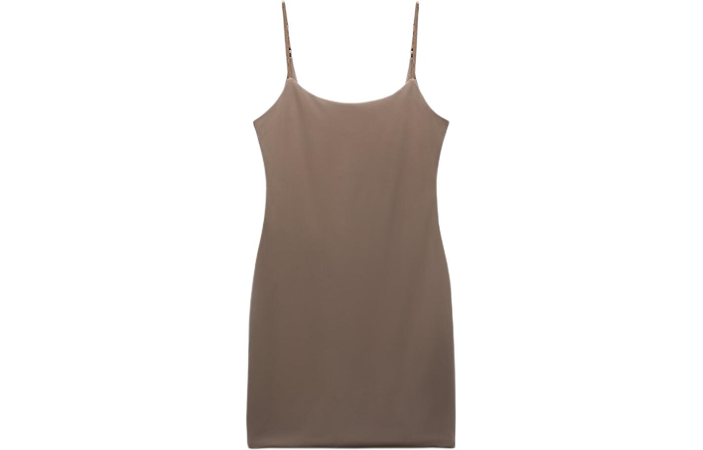 

Платье-комбинация женское серое Zara