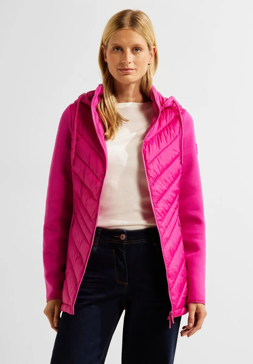 

Короткое пальто Cecil с двусторонней молнией для закрытия, розовый